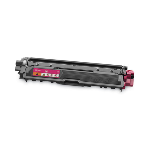 Image of Brother Tn221M Toner, 1,400 Page-Yield, Magenta