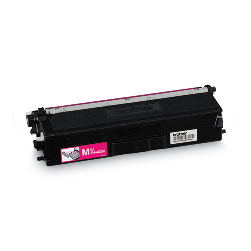 Image of Brother Tn433M High-Yield Toner, 4,000 Page-Yield, Magenta