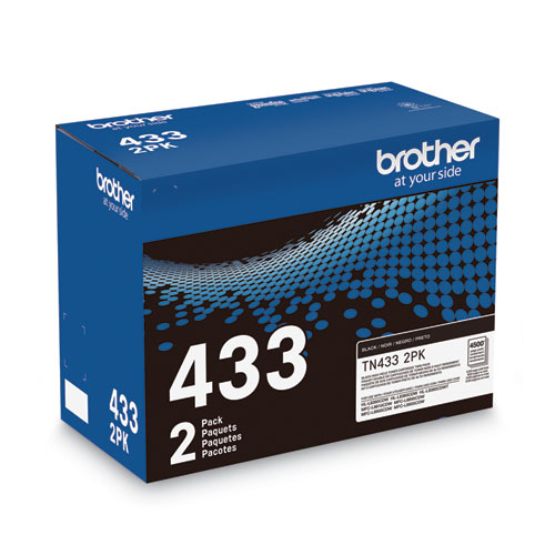 Image of Brother Tn4332Pk High-Yield Toner, 4,500 Page-Yield, Black, 2/Pack