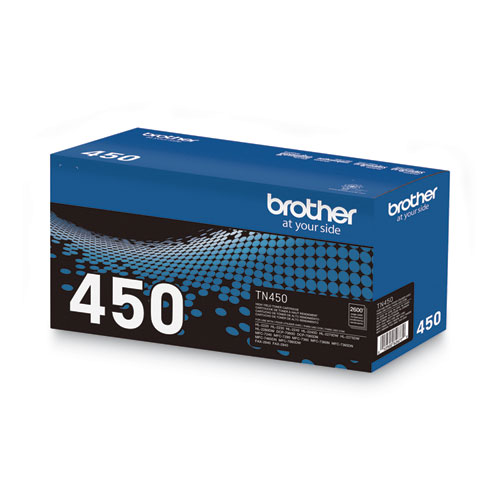 Image of Brother Tn450 High-Yield Toner, 2,600 Page-Yield, Black