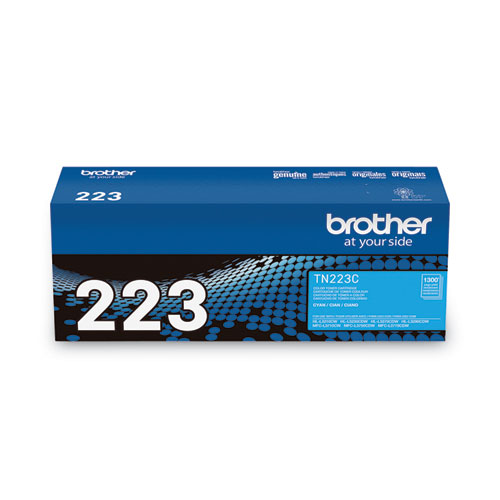 Image of Brother Tn223C Toner, 1,300 Page-Yield, Cyan