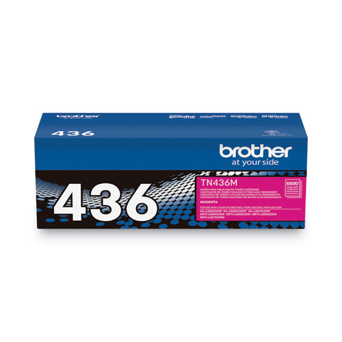 Image of Brother Tn436M Super High-Yield Toner, 6,500 Page-Yield, Magenta
