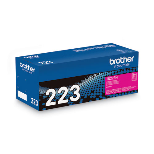 Image of Brother Tn223M Toner, 1,300 Page-Yield, Magenta