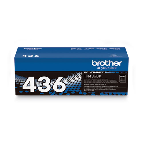Image of Brother Tn436Bk Super High-Yield Toner, 6,500 Page-Yield, Black