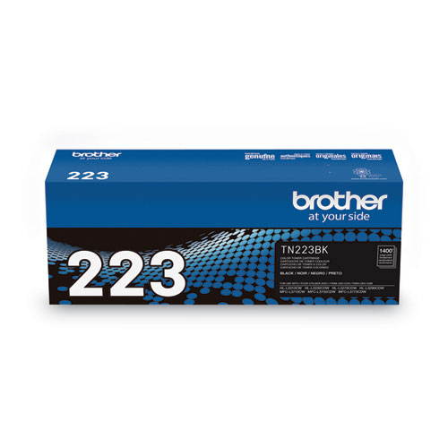 Image of Brother Tn223Bk Toner, 1,400 Page-Yield, Black