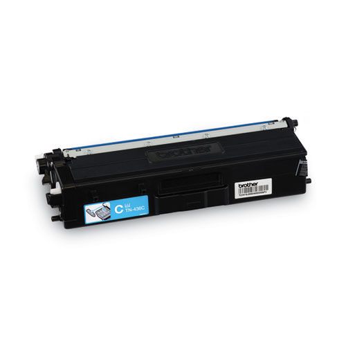 Image of Brother Tn436C Super High-Yield Toner, 6,500 Page-Yield, Cyan