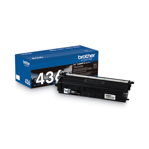 Image of TN436BK Super High-Yield Toner, 6,500 Page-Yield, Black