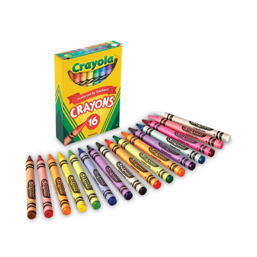 Image of Classic Color Crayons, Tuck Box, 16 Colors