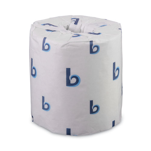 Image of Two-Ply Toilet Tissue, Septic Safe, White, 4.5 x 3.75, 500 Sheets/Roll, 96 Rolls/Carton
