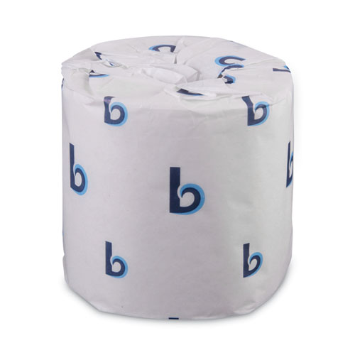 Image of Boardwalk® 2-Ply Toilet Tissue, Standard, Septic Safe, White, 4 X 3, 500 Sheets/Roll, 96 Rolls/Carton