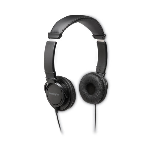 Image of Kensington® Hi-Fi Headphones, 6 Ft Cord, Black