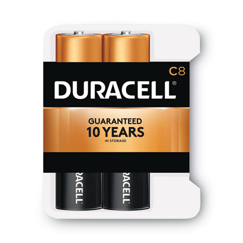 Duracell® CopperTop Alkaline C Batteries, 8/Pack