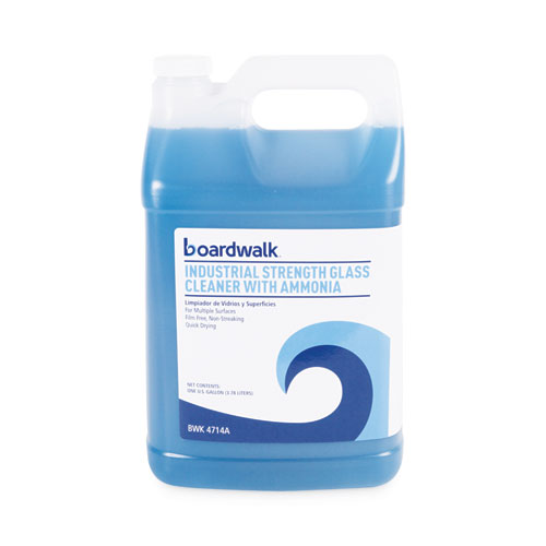 Boardwalk® Industrial Strength Glass Cleaner with Ammonia, 1 gal Bottle
