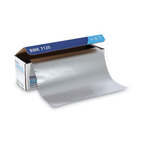 Image of Boardwalk® Heavy-Duty Aluminum Foil Roll, 12" X 500 Ft