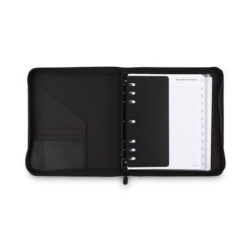 Image of At-A-Glance® Black Leather Planner/Organizer Starter Set, 11 X 8.5, Black Cover, 12-Month (Jan To Dec): Undated