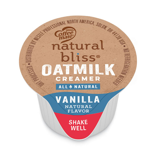 Natural Bliss Dairy Creamers, Vanilla Oatmilk, 0.38 oz, Mini Cups, 50/Box