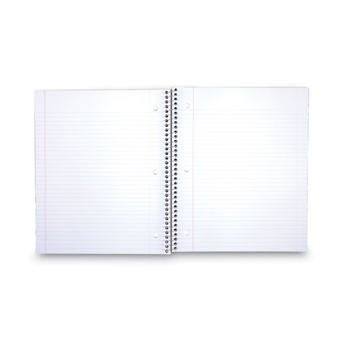 Image of Five Star® Wirebound Notebook With Two Pockets, 1-Subject, Medium/College Rule, Black Cover, (100) 11 X 8.5 Sheets