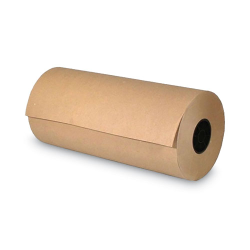 Image of High-Volume Mediumweight Wrapping Paper Roll, 40 lb Wrapping Weight Stock, 24" x 900 ft, Brown