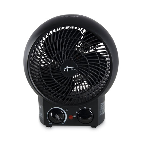 Alera® Heater Fan, 8.25" x 4.38" x 9.38", Black