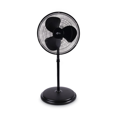 BLACK+DECKER 16 in. Stand Fan, Floor Fan- Remote, Round Base