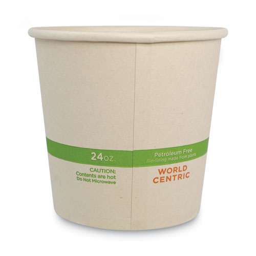 No Tree Paper Bowls, 24 oz, 4.4" Diameter x 4.5"h, Natural, Sugarcane, 500/Carton