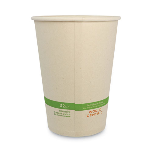 No Tree Paper Bowls, 32 oz, 4.4" Diameter x 5.8"h, Natural, Sugarcane, 500/Carton
