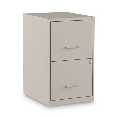 Image of Soho Vertical File Cabinet, 2 Drawers: File/File, Letter, Putty, 14" x 18" x 24.1"