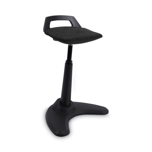 Image of Alera AdaptivErgo Sit to Stand Perch Stool, Supports Up to 250 lb, Black