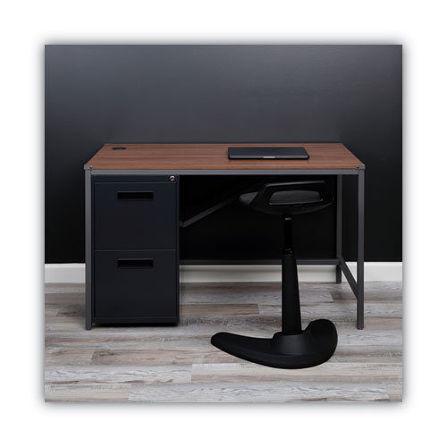 Image of Alera® File Pedestal, Left Or Right, 2 Legal/Letter-Size File Drawers, Charcoal, 14.96" X 19.29" X 27.75"