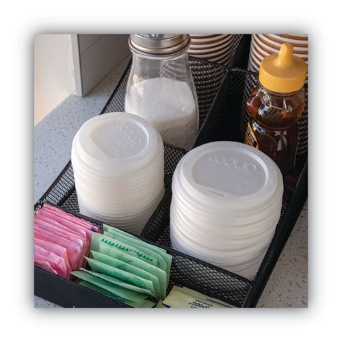 Image of Eco-Products® Ecolid Renewable/Compostable Hot Cup Lid, Pla, Fits 10 Oz To 20 Oz Hot Cups, 50/Pack, 16 Packs/Carton