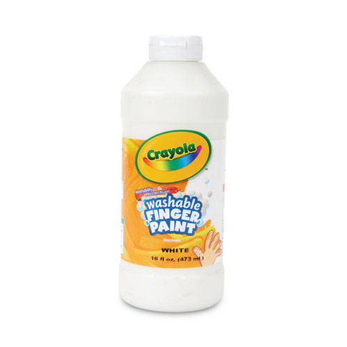 Image of Crayola® Washable Fingerpaint, White, 16 Oz Bottle