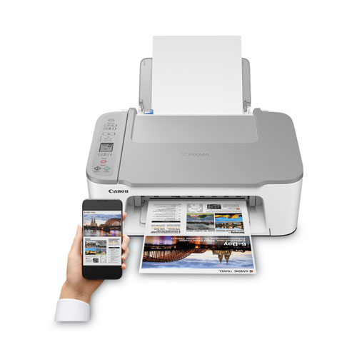 Image of Canon® Pixma Ts3520 Wireless All-In-One Printer, Copy/Print/Scan, White