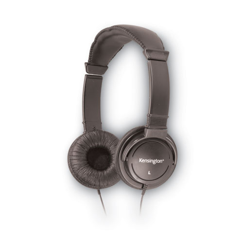 Image of Hi-Fi Headphones, Plush Sealed Earpads, Black