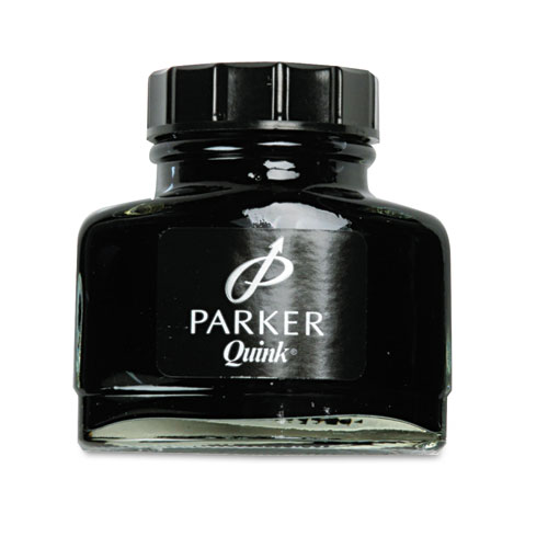Parker® Super Quink Permanent Ink for Parker Pens, 2 oz Bottle, Black