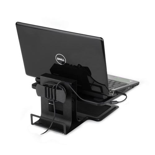 Image of Kensington® Adjustable Laptop Stand, 10" X 12.5" X 3" To 7", Black, Supports 7 Lbs