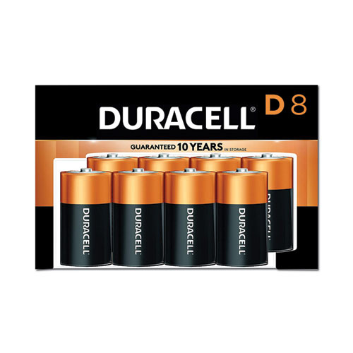 CopperTop Alkaline D Batteries, 8/Pack