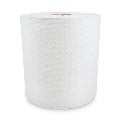 Image of Morcon Tissue Morsoft Controlled Towels, I-Notch, 1-Ply, 7.5" X 800 Ft, White, 6 Rolls/Carton