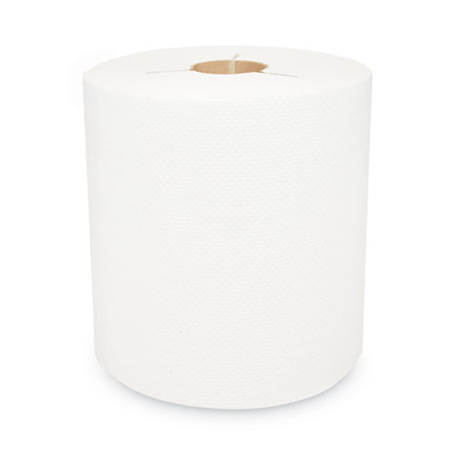 Image of Morcon Tissue Morsoft Controlled Towels, Y-Notch, 1-Ply, 8" X 800 Ft, White, 6 Rolls/Carton