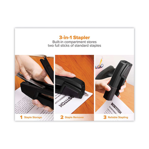 Image of Bostitch® Epic Stapler, 25-Sheet Capacity, Black