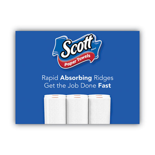 Choose-A-Sheet Mega Kitchen Roll Paper Towels, 1-Ply, 7.31 x 11, White, 102/Roll, 15 Rolls Carton