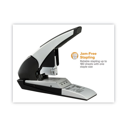 Image of Bostitch® Auto 180 Xtreme Duty Automatic Stapler, 180-Sheet Capacity, Silver/Black