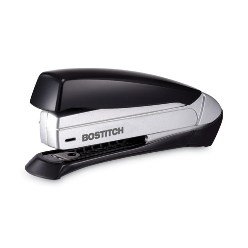 Bostitch® Inspire Premium Spring-Powered Full-Strip Stapler, 20-Sheet Capacity, Black/Silver