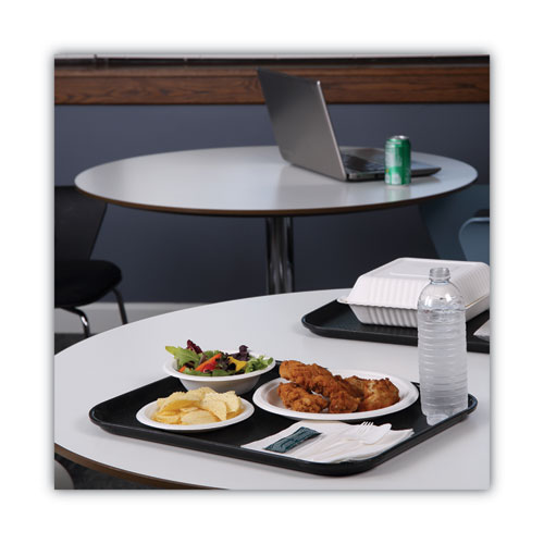 Image of Boardwalk® Bagasse Dinnerware, Plate, 6" Dia, White, 1,000/Carton