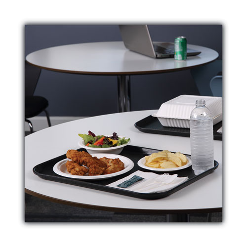 Image of Boardwalk® Bagasse Dinnerware, Plate, 9" Dia, White, 500/Carton