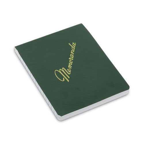 7530010607511 SKILCRAFT Memorandum Pad, Narrow Rule, Green Cover, 144 White 3.38 x 4.5 Sheets, Dozen