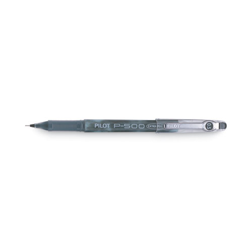 Image of Pilot® Precise P-500 Gel Pen, Stick, Extra-Fine 0.5 Mm, Black Ink, Black Barrel, Dozen