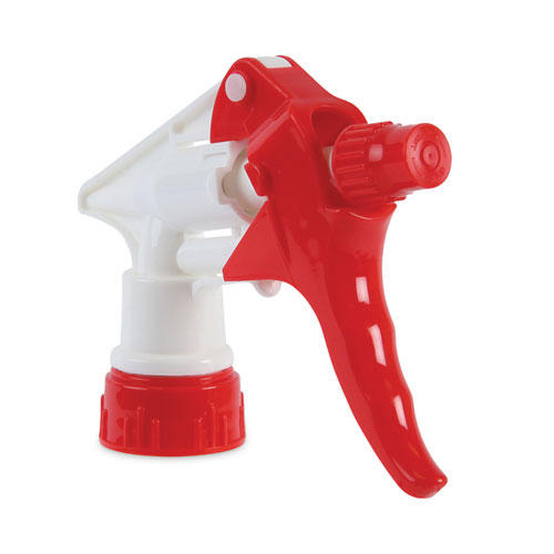 Boardwalk® Trigger Sprayer 250, 9.25" Tube Fits 32 oz Bottles, Red/White, 24/Carton