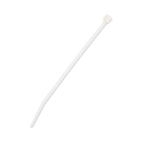 Nylon Cable Ties, 4 x 0.06, 18 lb, Natural, 1,000/Pack
