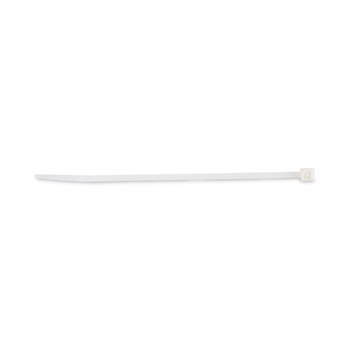 Image of Nylon Cable Ties, 4 x 0.06, 18 lb, Natural, 1,000/Pack