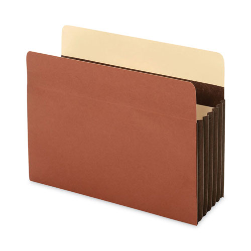 Image of Redrope Expanding File Pockets, 7" Expansion, Letter Size, Brown, 5/Box